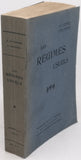 LE GENDRE Paul, MARTINET Alfred "Les régimes usuels"