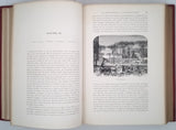 MANGIN Arthur "Histoire des jardins anciens et modernes" relié à la suite DEPELCHIN Fernand "Les forêts de la France"