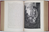 MANGIN Arthur "Histoire des jardins anciens et modernes" relié à la suite DEPELCHIN Fernand "Les forêts de la France"