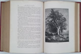 MANGIN Arthur "Histoire des jardins anciens et modernes" relié à la suite DEPELCHIN Fernand "Les forêts de la France"