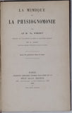 PIDERIT Theodor (Docteur) "LA MIMIQUE ET LA PHYSIOGNOMONIE"