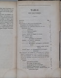CLARION Jacques D.M. "ABRÉGÉ DE MÉDECINE PRATIQUE OU MANUEL MÉDICAL d'après les principes de la doctrine physiologique"