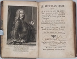 TAYLOR Jean "Le Mechanisme ou le Nouveau Traité de l'Anatomie du globe de l'Oeil avec l'usage de ses différentes parties & de celles qui lui sont contiguës"