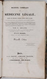 BRIAND Joseph, BROSSON Jean-Xavier "Manuel complet de Médecine Légale"