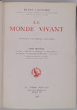 COUTIERE Henri "Le Monde Vivant - Histoire Naturelle Illustrée" 4 volumes