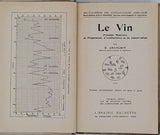 CHANCRIN Ernest "Le Vin - Procédés modernes de Préparation, d'Amélioration et de Conservation"