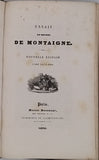 MONTAIGNE Michel Eyquem de "Essais de Michel de Montaigne"
