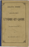 JOANNE Adolphe "Géographie du département d'Indre et Loire"