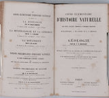 BEUDANT François-Sulpice "Cours élémentaire d'histoire naturelle à l'usage des lycées collèges, séminaires et maisons d'éducation : Minéralogie et Géologie"