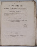 BARRUEL Etienne "La Physique réduite en tableaux raisonnés"