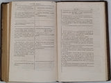 PAYEN Anselme, CHEVALLIER Alphonse "Traité élémentaire des réactifs leurs preparations leurs emplois spéciaux et leur application à l'analyse"