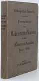 BOCQUILLON-LIMOUSIN Henri "FORMULAIRE DES MÉDICAMENTS NOUVEAUX ET DES MÉDICATIONS NOUVELLES pour 1891"