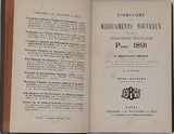 BOCQUILLON-LIMOUSIN Henri "FORMULAIRE DES MÉDICAMENTS NOUVEAUX ET DES MÉDICATIONS NOUVELLES pour 1891"