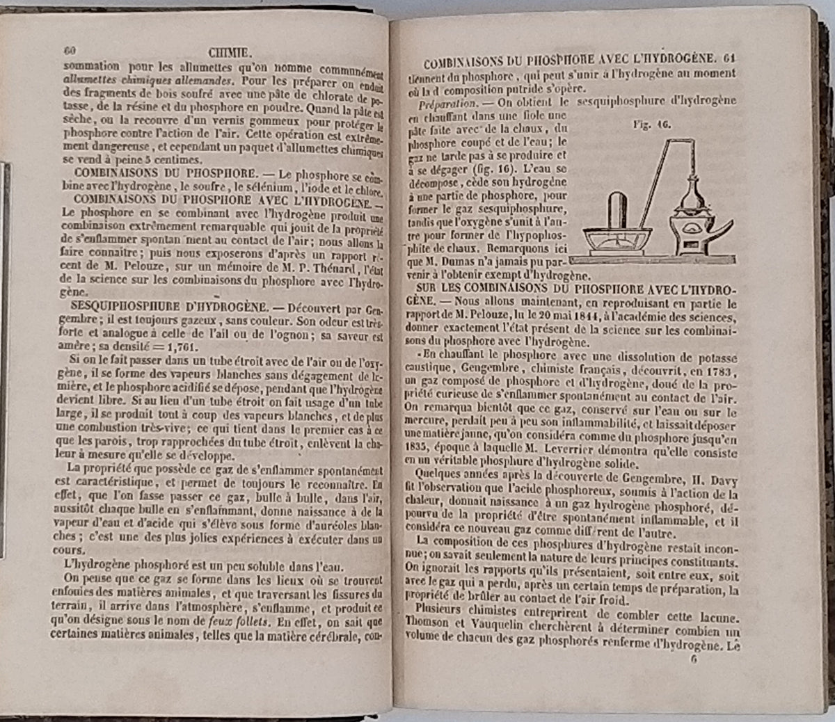BOUCHARDAT Apollinaire "Chimie élémentaire avec ses principales applic