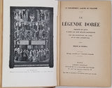 VORAGINE Jacques de "Le Bienheureux Jacques de Voragine - La Légende dorée. Traduite du latin d'après les plus anciens manuscrits. Avec une introduction, des notes, et un index alphabétique par Téodor de Wyzewa"