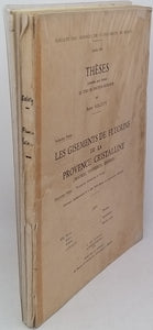 SOLETY Pierre [Thèses de la Faculté des Sciences de Nancy] "Les gisements de fluorine de la Provence cristalline (Maures, Tanneron, Esterel)"