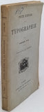 VITU Auguste "Histoire de la typographie"