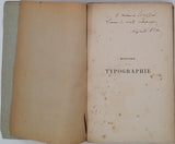 VITU Auguste "Histoire de la typographie"