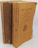 DELAUNAY Paul (Docteur) "Le Sol sarthois, ses historiens, son histoire, géologique, sa géographie botanique, économique, historique et politique" [Complet en 8 Tomes]