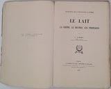 LINDET Léon "Principes de l'Industrie laitière - Le lait, la crème, le beurre, les fromages"