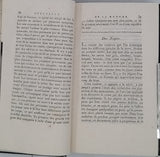 CHEVIGNARD DE LA PALLUE Antoine-Théodore "Nouveau spectacle de la nature contenant des notions claires et précises, et des détails intéressants sur les objets dont l'homme doit être instruit ..." [2 volumes]