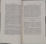 CHEVIGNARD DE LA PALLUE Antoine-Théodore "Nouveau spectacle de la nature contenant des notions claires et précises, et des détails intéressants sur les objets dont l'homme doit être instruit ..." [2 volumes]