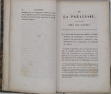 CALMEIL Louis Florentin "De la Paralysie considérée chez les aliénés, Recherches faites dans le service de feu M. Royer-Collard et de M. Esquirol"