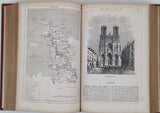 VERNE Jules "Géographie illustrée de la France et de ses colonies, par Jules Verne, précédée d'une étude sur la géographie générale de la France, par Théophile Lavallée"