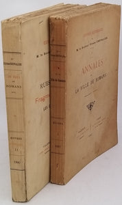 CHEVALIER Ulysse (Docteur) "Œuvres historiques du Docteur Ulysse Chevalier" [2 volumes sur 3]