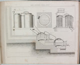 PAYEN Anselme "Précis de chimie industrielle. A l'usage des écoles d'arts et manufactures et d'arts et métiers, des écoles préparatoires aux professions industrielles, des fabricants et des agriculteurs" [Planches seules]