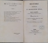 RAGON François "Histoire générale du dix-huitième siècle - Ouvrage faisant suite à l'Abrégé de l'histoire générale des temps modernes"