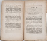 [Anonyme] [SQUIRE Thomas, Traduction de COULIER Philippe-Jacques] "L'Astronomie enseignée en vingt-deux leçons ou les merveilles des cieux expliquées sans le secours des Mathématiques - Traduit de l'anglais sur la 13e édition..."