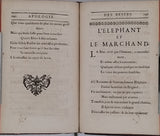 MORFOUACE de BEAUMONT Gilles "Apologie des Bestes ou leurs connoissances et raisonnement. Prouvés contre le Système des Philosophes Cartésiens, qui prétendent que les Brutes ne sont que des Machines automates. Ouvrage en vers"