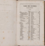 GIRARDIN Jean Pierre "Leçons de chimie élémentaire appliquées aux Arts industriels et faites le dimanche, à l'École municipale de Rouen" [Tome I et II : Chimie inorganique - Chimie organique]