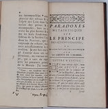 [Anonyme ] [COLLINS Anthony] "Paradoxes métaphysiques sur le principe des actions humaines ou Traduction libre de la Dissertation Philosophique de M. Collins, sur la Liberté et l'Homme ..."