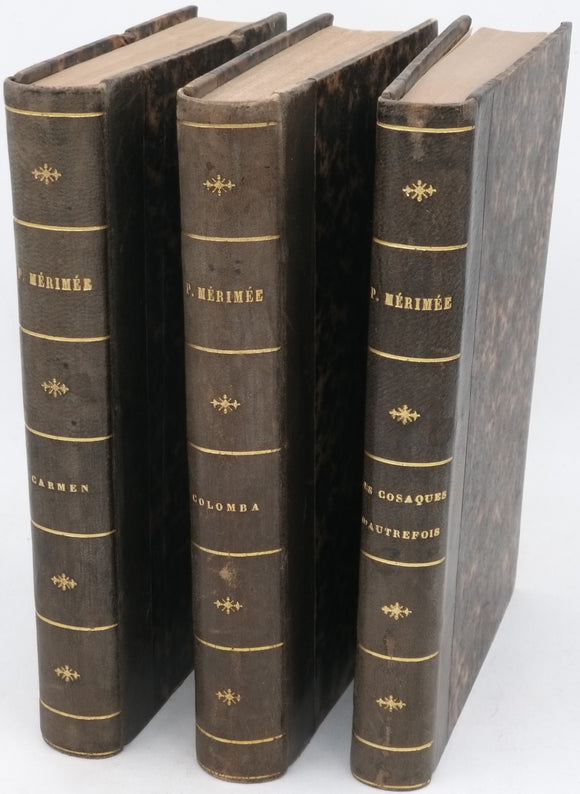 MÉRIMÉE Prosper [3 Volumes en reliures identiques] 