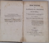 BÉRARD Frédéric "Doctrine des Rapports du Physique et du Moral pour servir de fondement à la Physiologie dite Intellectuelle et Métaphysique"