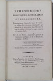 NOËL François, PLANCHE Joseph "Éphémérides Politiques, Littéraires et Religieuses" [Mois d'Octobre seul]