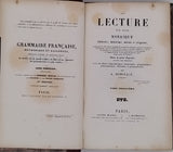 BONIFACE Alexandre "Une lecture par jour, Mosaïque littéraire, historique, morale et religieuse, ..." [4 Volumes]