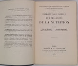 LE GENDRE Paul, MARTINET Alfred "Thérapeutique usuelle des maladies de la nutrition"