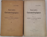 FABRE Jean-Henri "Souvenirs Entomologiques. Études sur l'Instinct et les Mœurs des Insectes" [Complet en 10 volumes : 1ère à 10ème série]