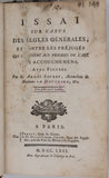 LEVRET André "Essai sur l'abus des règles générales et contre les préjugés qui s'opposent aux progrès de l'art des accouchemens. Avec figures"