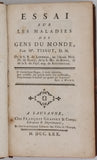 TISSOT Samuel Auguste "Essai sur les maladies des gens du monde"