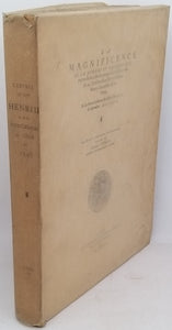 [GUIGUE Georges éditeur] "La magnificence de la superbe et triumphante entrée de la noble & antique Cité de Lyon faite au Trèschrestien Roy de France Henri deuxiesme de ce Nom" [Reprint]