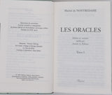 De NOSTREDAME Michel [NOSTRADAMUS] "Les Oracles - Édition ne varietur établie par Anatole Le Pelletier" [2 Tomes]