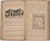 BRUNO G. "Le Tour de l’Europe pendant la Guerre. Livre de lecture courante illustré de nombreuses gravures et cartes géographiques. Cours moyen. Deuxième édition"