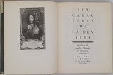 LA BRUYÈRE Jean de "Les Caractères de La Bruyère, préface de Émile Henriot"