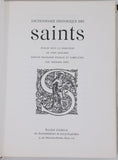 COULSON John [Sous la direction de] "Dictionnaire historique des Saints - Publié sous la direction de John Coulson. Édition française établie et complétée par Bernard Noël"