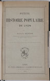 BLETON Auguste "Petite histoire populaire de Lyon"