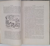 BUFFON Georges-Louis de, LACÉPÈDE Bernard de "Histoire naturelle extraite de Buffon et de Lacépède - Quadrupèdes, Oiseaux, Serpents, Poissons et Cétacés avec de nombreuses illustrations dans le texte"